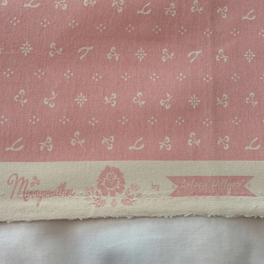 Pale pink Merryweather cotton knit fabric - Picture 3 of 6